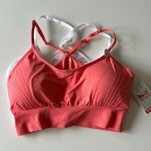 NWT Pro-Fit Seamless Sports Bras 2 pack, Size Large
